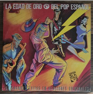 Triple LP La edad de oro del pop español - VV.AA