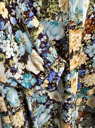 Vestido estampado floral Zara