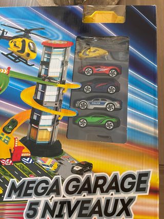 Mega Garage 5 Niveles Juguete Coches