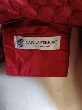 Giubbino donna primaverile rosso