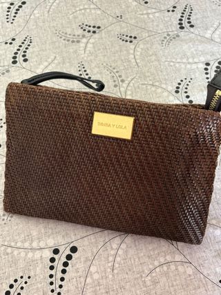 Cartera Bimba y Lola marrón y dorado Bolso