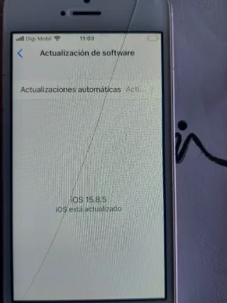 iPhone 5 SE Bianco aggiornato 16.01