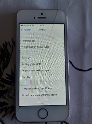 iPhone 5 SE Bianco aggiornato 16.01