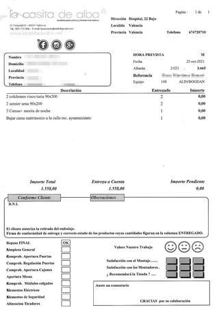 Conjunto 2 camas con colchón y mesita