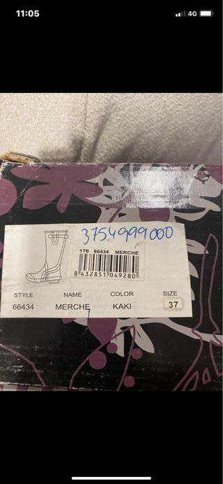 Botas de agua Gioseppo florales talla 37