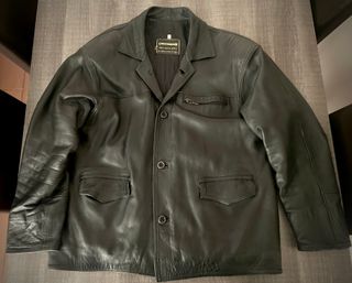 Cazadora de cuero Chevignon Negra