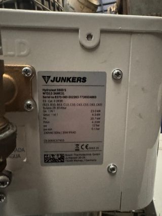 Calentador Junkers Bosch