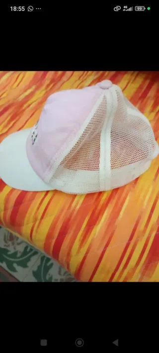 Cappello Baci e Abbracci Rosa e Bianco