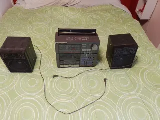 Philips Radio Cassette con Altavoces.