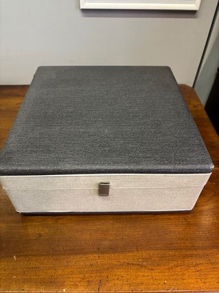 Giradischi portatile Kosmophon beige/grigio