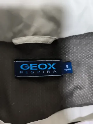 Anorak beige y marrón