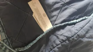 Chaleco vaquero acolchado lazo