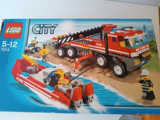 Lego City 7213 Camión Bomberos y Barco