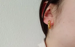 Orecchini a cerchio oro