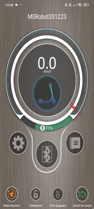 Patinete eléctrico negro