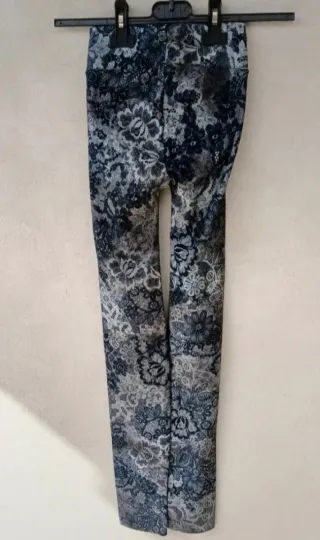 Leggings push up per donna, Calzedonia, tg S, blu