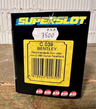 BENTLEY SUPERSLOT. SCALEXTRIC. NUEVO.