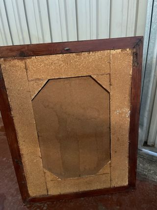 Marco de espejo con cerámica floral ( P negociable