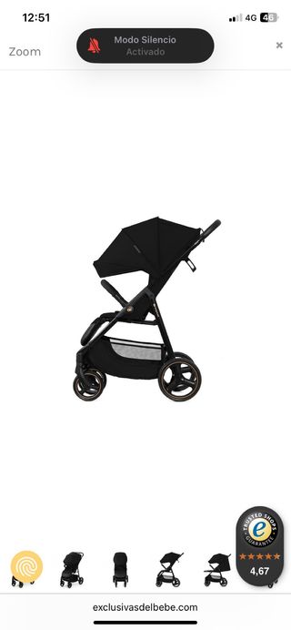 Passeggino Kinderkraft Trig 3 Nero non lo uso più