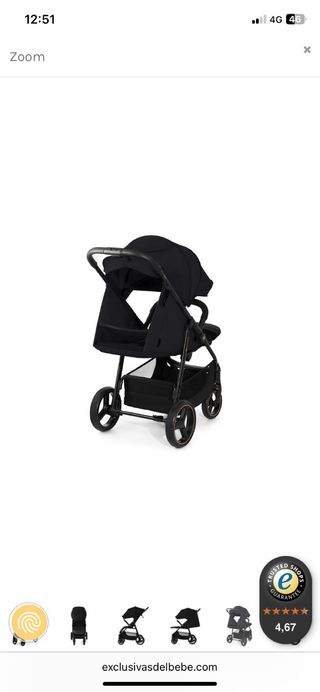 Passeggino Kinderkraft Trig 3 Nero non lo uso più