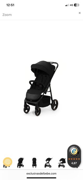 Passeggino Kinderkraft Trig 3 Nero non lo uso più