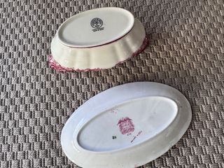 Salsera y bandeja La Cartuja Rosa 202