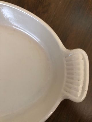 Fuente Le Creuset naranja Hierro Fundido