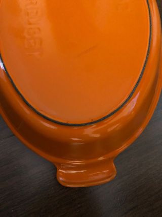 Fuente Le Creuset naranja Hierro Fundido