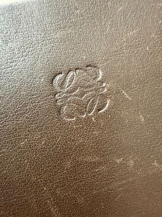 Tarjetero Loewe Vintage Marrón