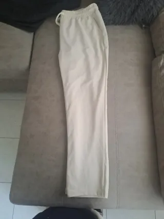Pantalón mujer beige