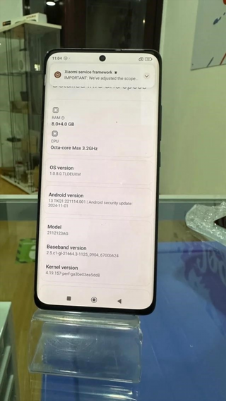 Xiaomi 12x Nero 256GB 5G 8GB RAM
