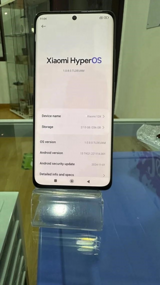 Xiaomi 12x Nero 256GB 5G 8GB RAM