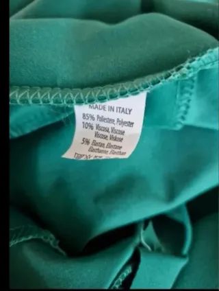 Traje de fiesta verde