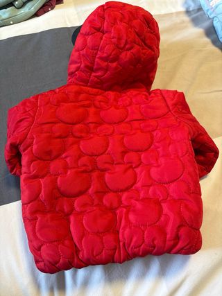 Piumino Disney Topolino rosso