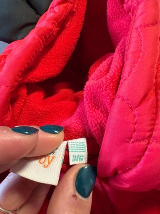 Piumino Disney Topolino rosso