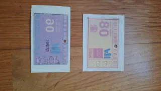 Pegatinas ITV antiguas 2006 y 2008