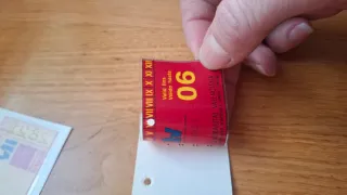 Pegatinas ITV antiguas 2006 y 2008