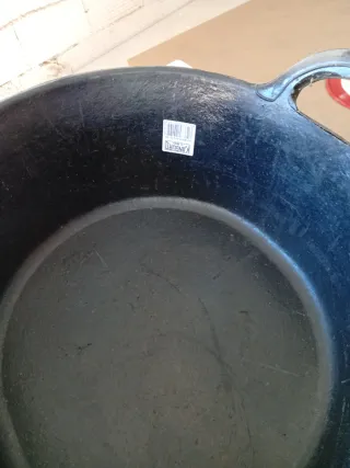 Espuerta de goma 11L con asas