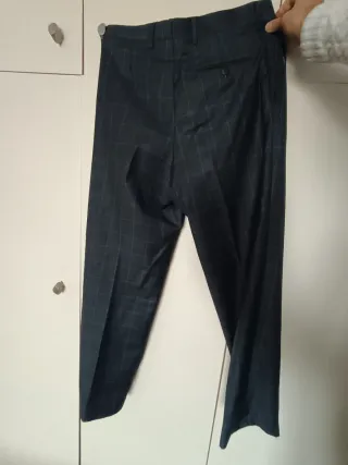 Traje Emidio Tucci Azul/Gris Cuadros