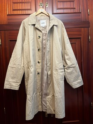 Gabardina Pull&Bear Beige Hombre