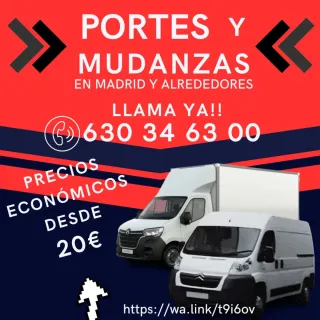 *TRANSPORTE Y MUDANZAS 20€*