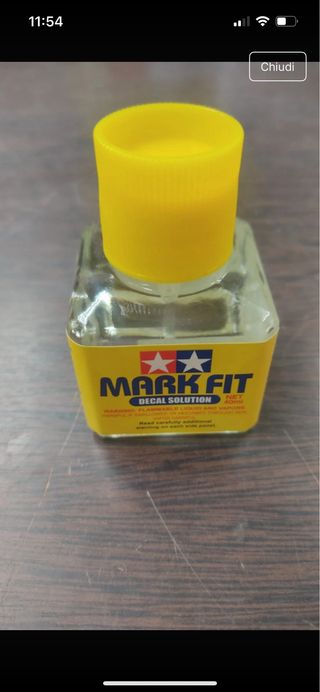 Tamiya Mark Fit 40ml Decal Solution Nuovo