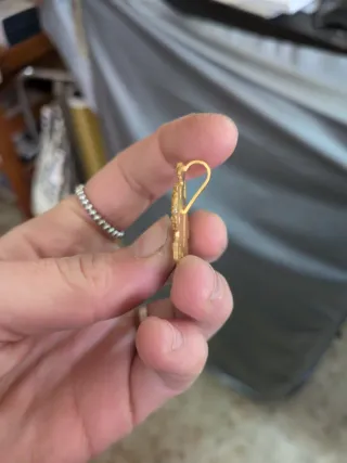 Colgante Cristo Tres Caídas Oro 18