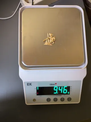 Colgante Cristo Tres Caídas Oro 18