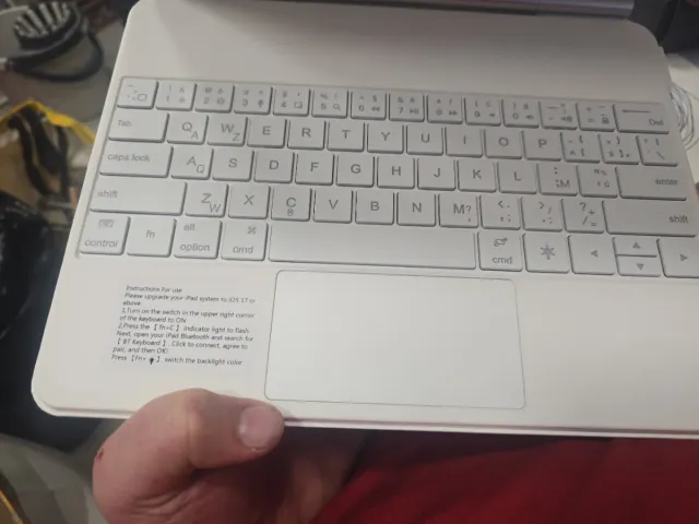 Teclado iPad Pro 12.9 / Air 13 Blanco