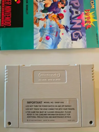 Super Pang – Super Nintendo ORIGINAL UKV