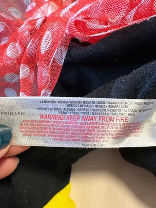 Vestito Carnevale Minnie Mouse Neonata