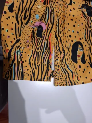 Vestido aire retro estampado