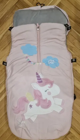 Funda invierno carrito bebé unicornio INTERBABY