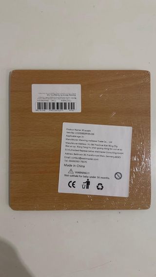 Puzzle de Madera con Letras ABC. Nuevo